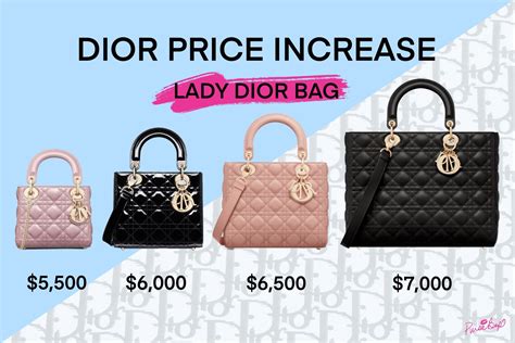 christian dior price increase 2023|dior bag price increases.